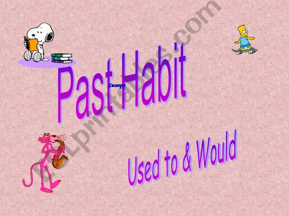 Past Habits (used to & would) powerpoint