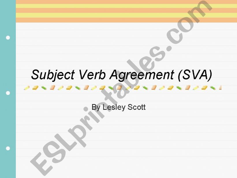 SVA powerpoint