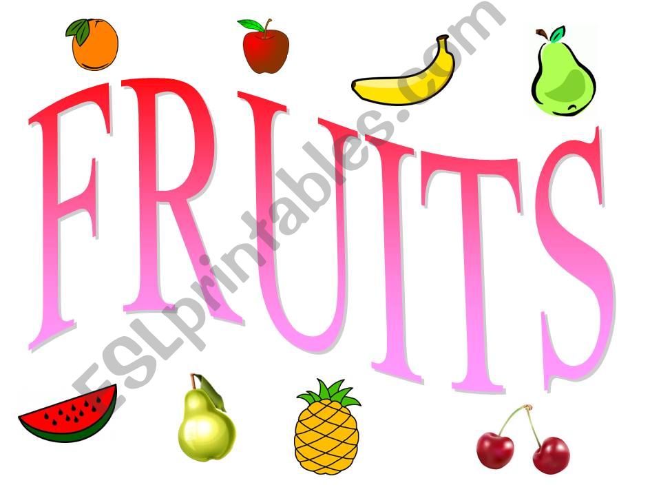 Fruits powerpoint