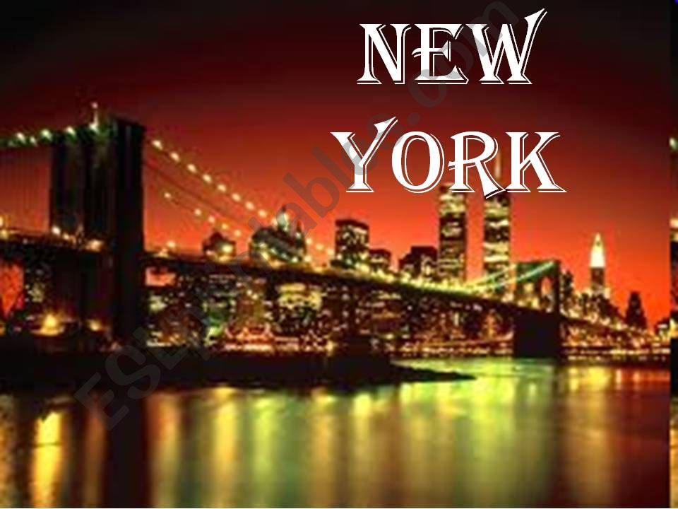 New York, New York powerpoint