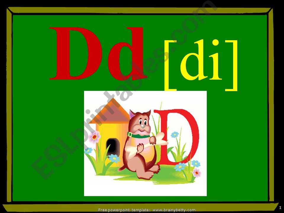 Letter Dd powerpoint