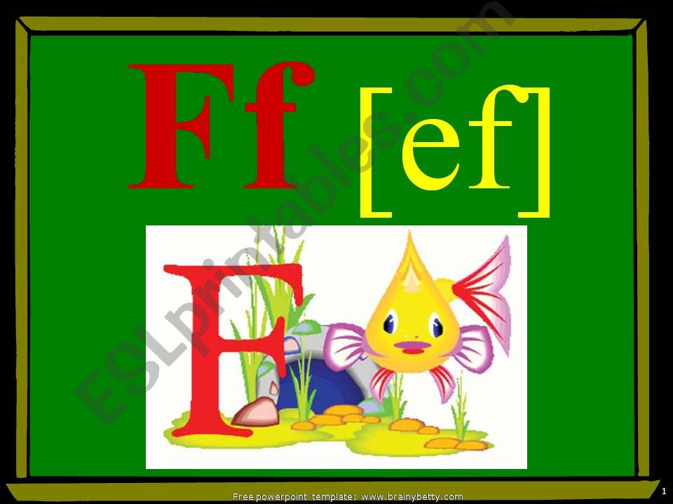 Letter Ff powerpoint