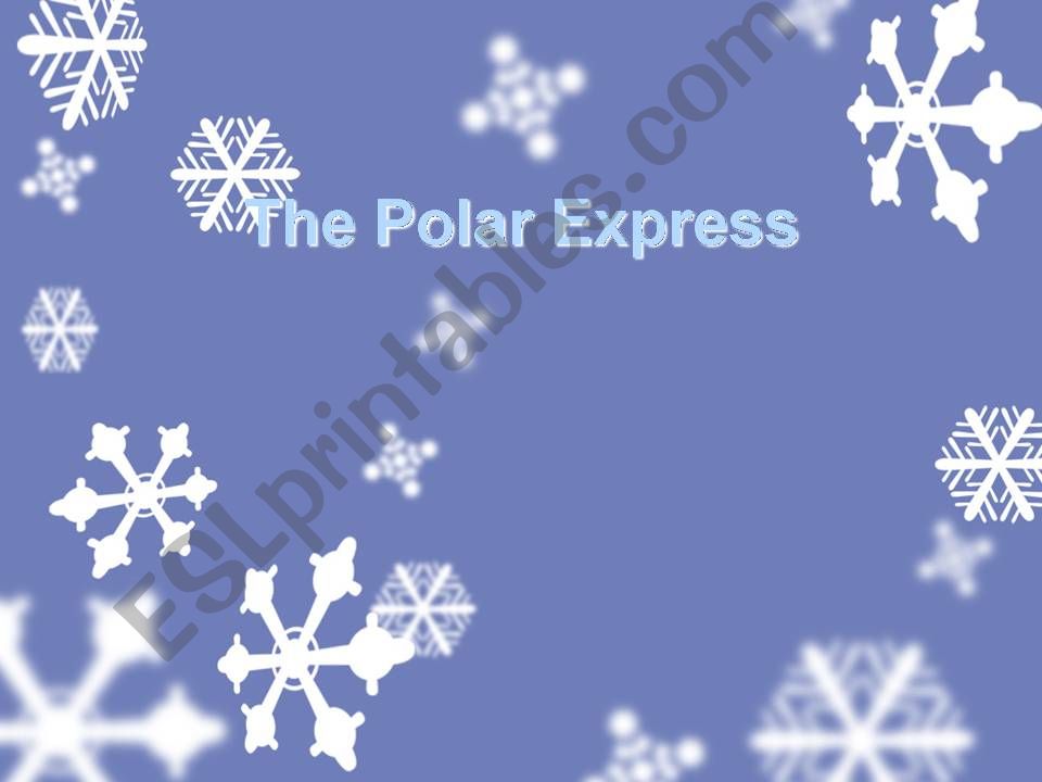 The Polar Express Video Guide powerpoint
