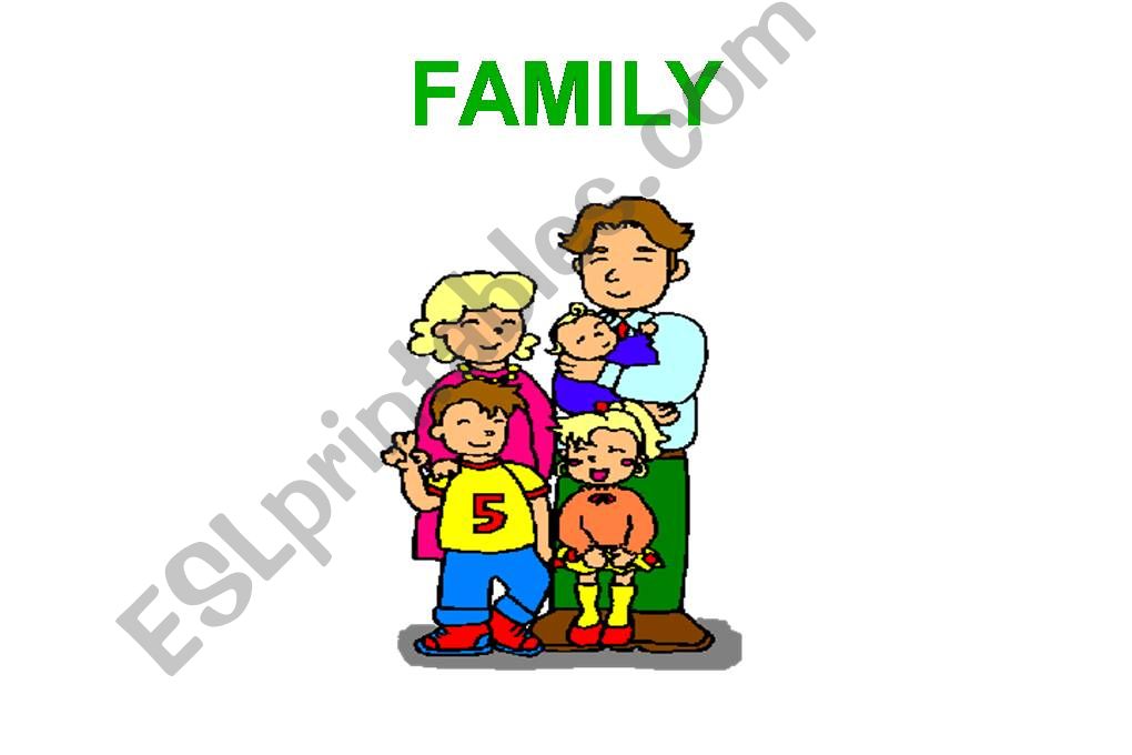 Family flashcards powerpoint