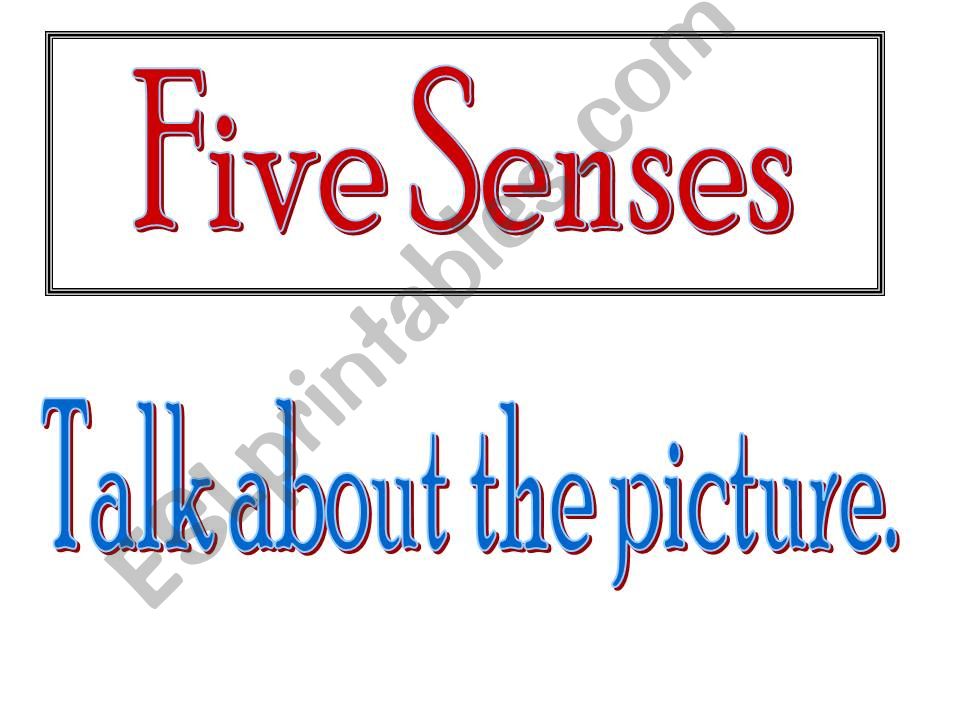 five senses powerpoint