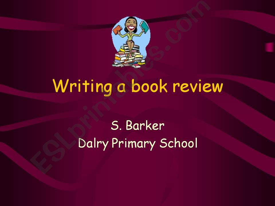 writing a book review powerpoint