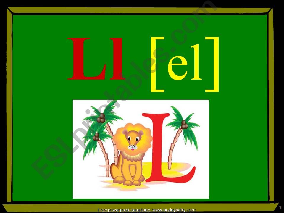 Letter Ll powerpoint
