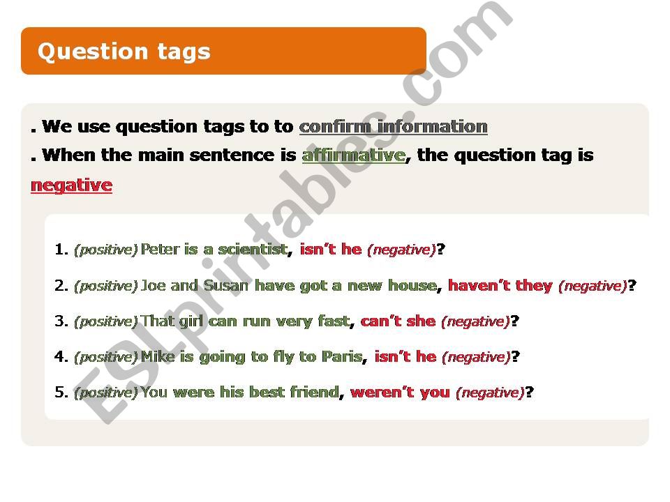 Question-Tags powerpoint