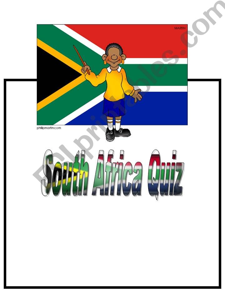 South Africa Quiz powerpoint
