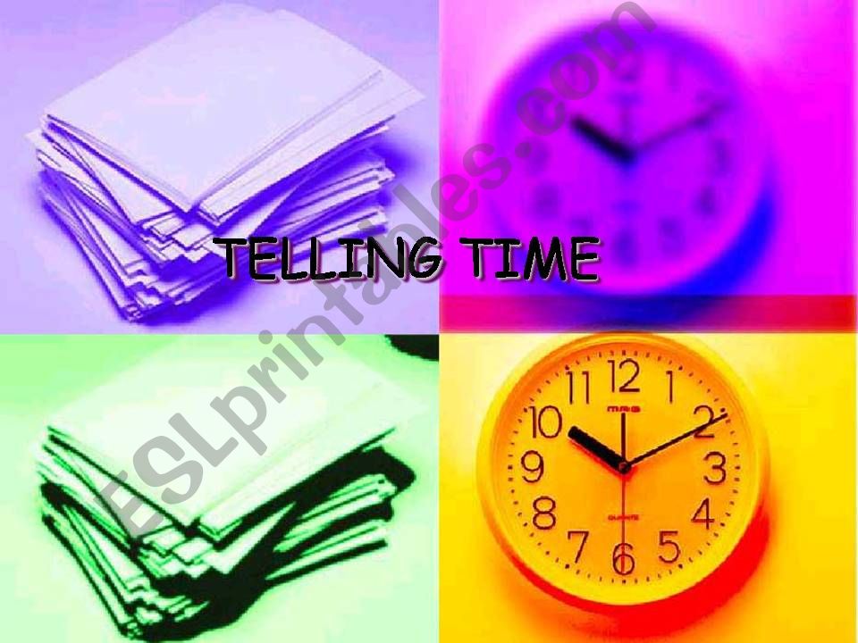 Telling Time powerpoint