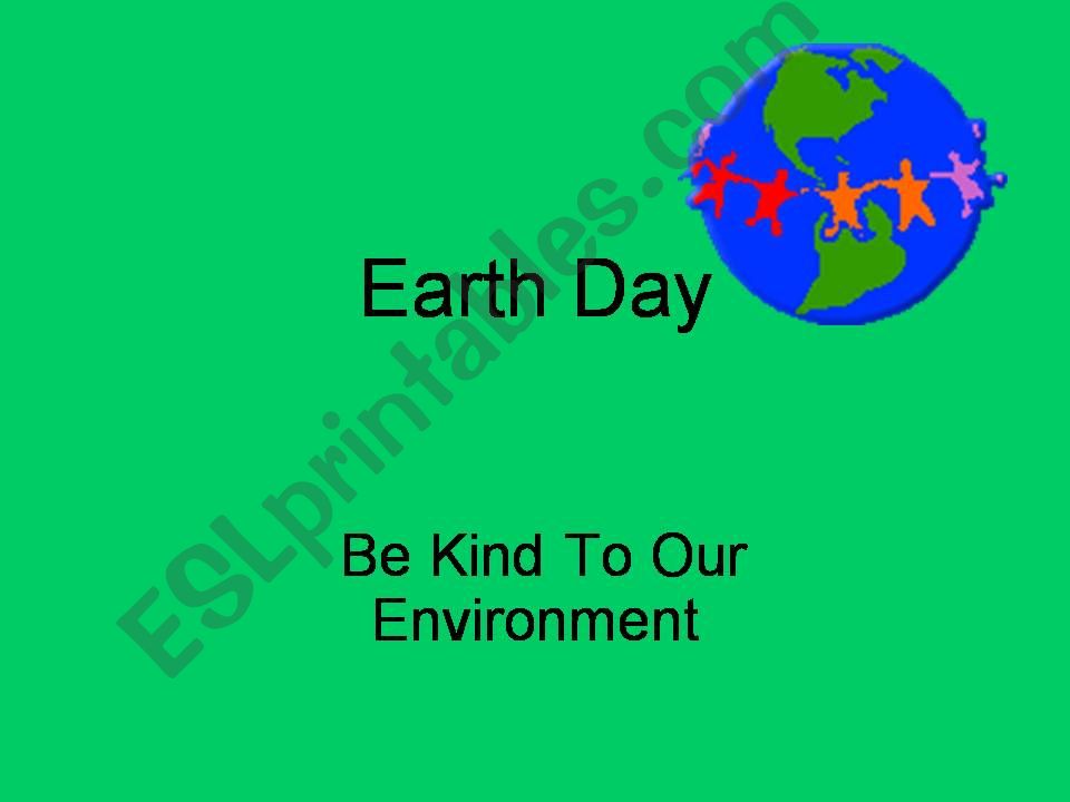 Earth day powerpoint