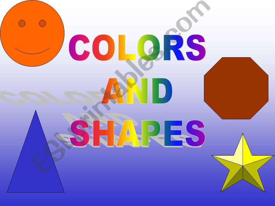 colour and shapes powerpoint