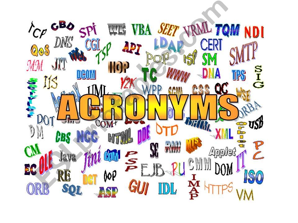 Acronyms 1 powerpoint