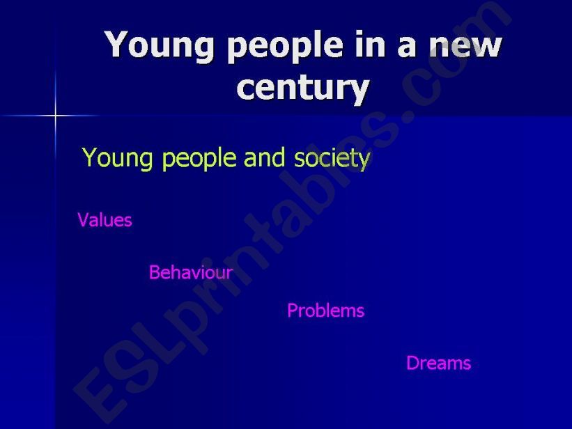 Young people powerpoint