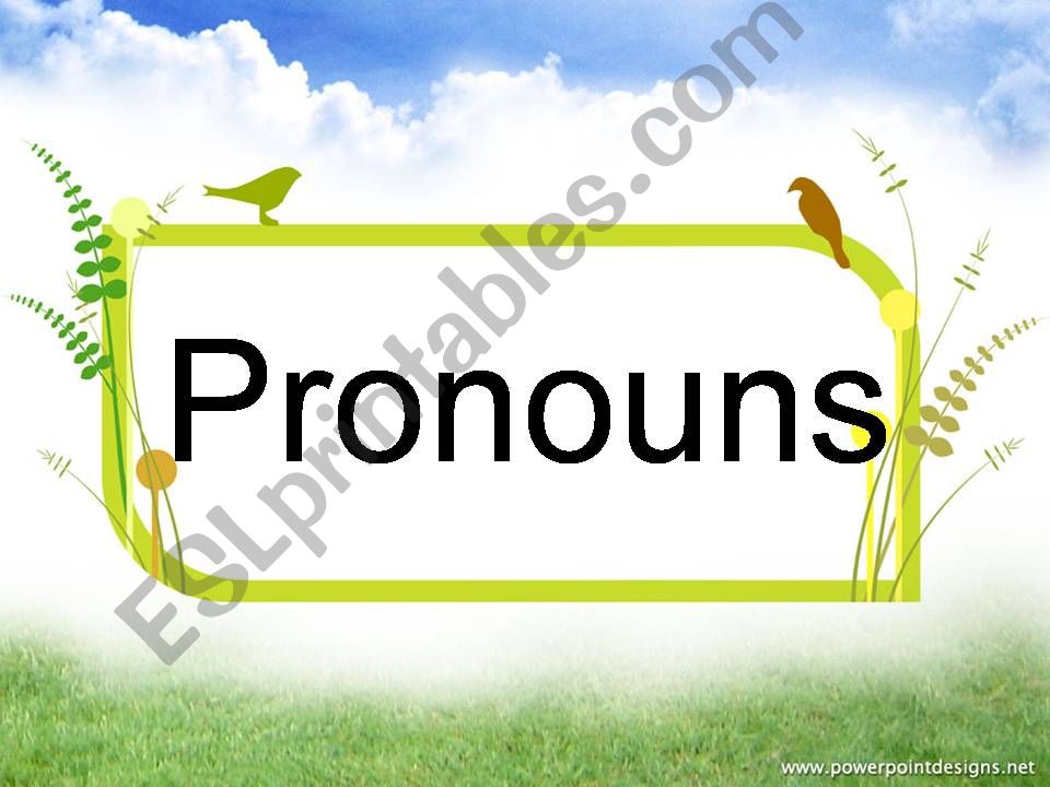 pronouns powerpoint