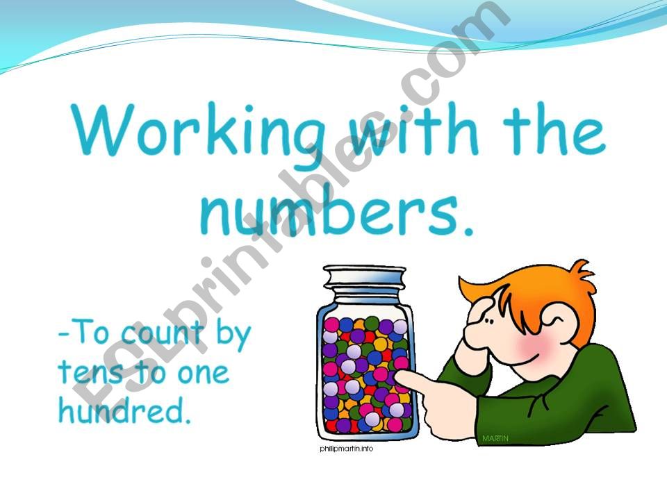 Working with the numbers powerpoint