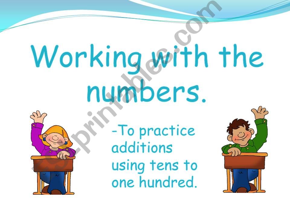 Working with the numbers powerpoint