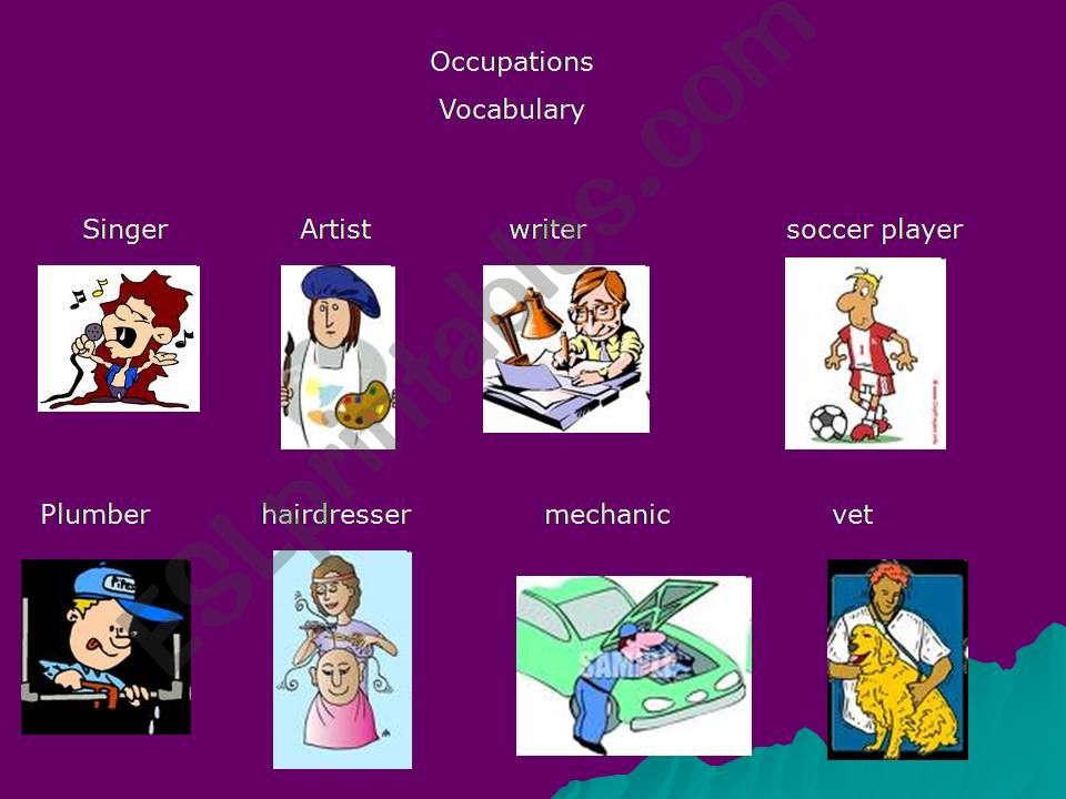 occupations  powerpoint