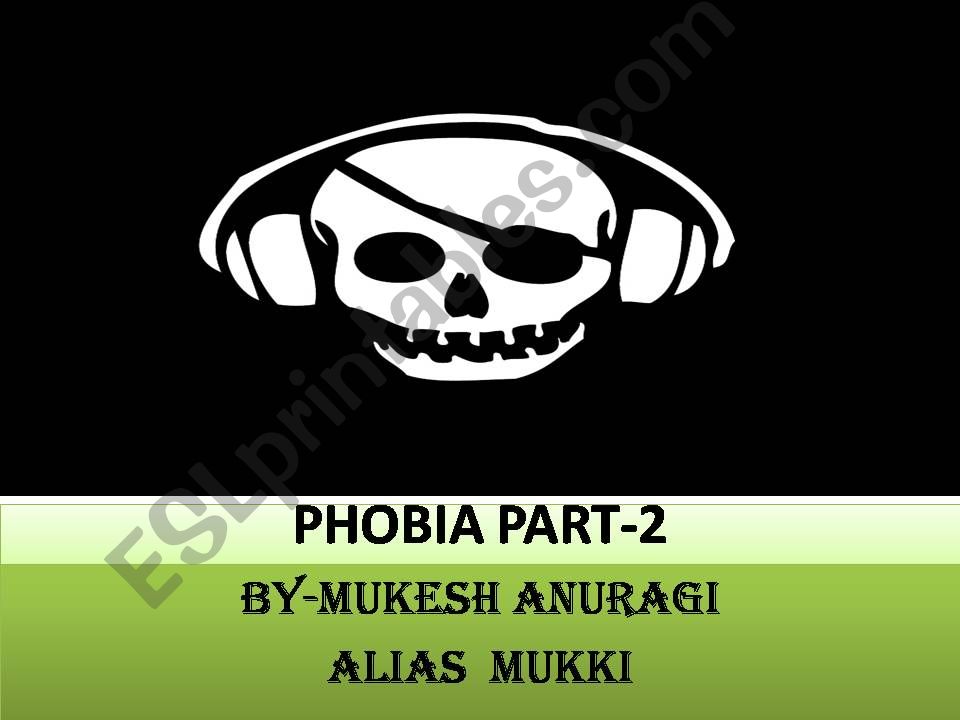 PHOBIA PART 2 powerpoint