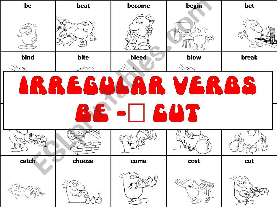 irregular verbs part 1 powerpoint