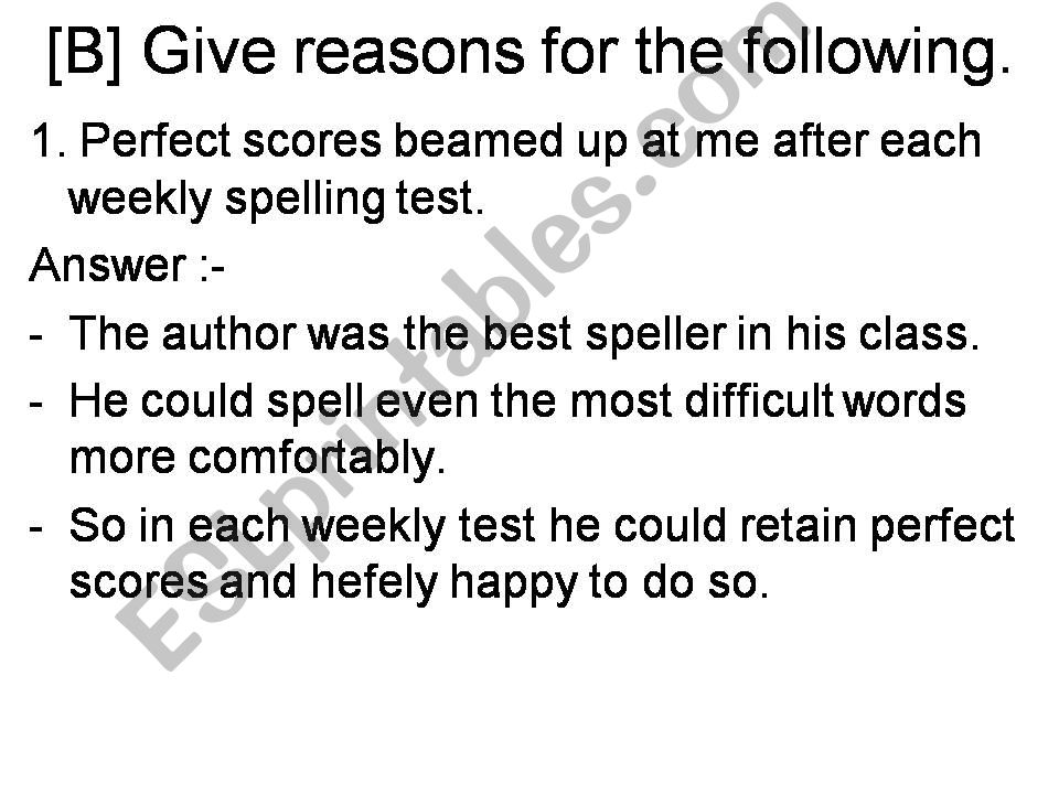 spelling Bee a nice story powerpoint