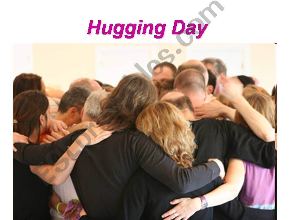 Hugging day powerpoint