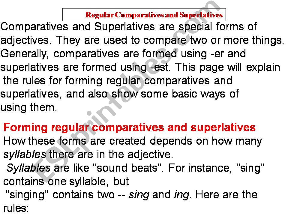 Comparing powerpoint