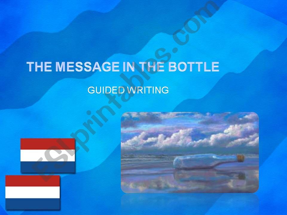 THE MESSAGE IN THE BOTTLE powerpoint