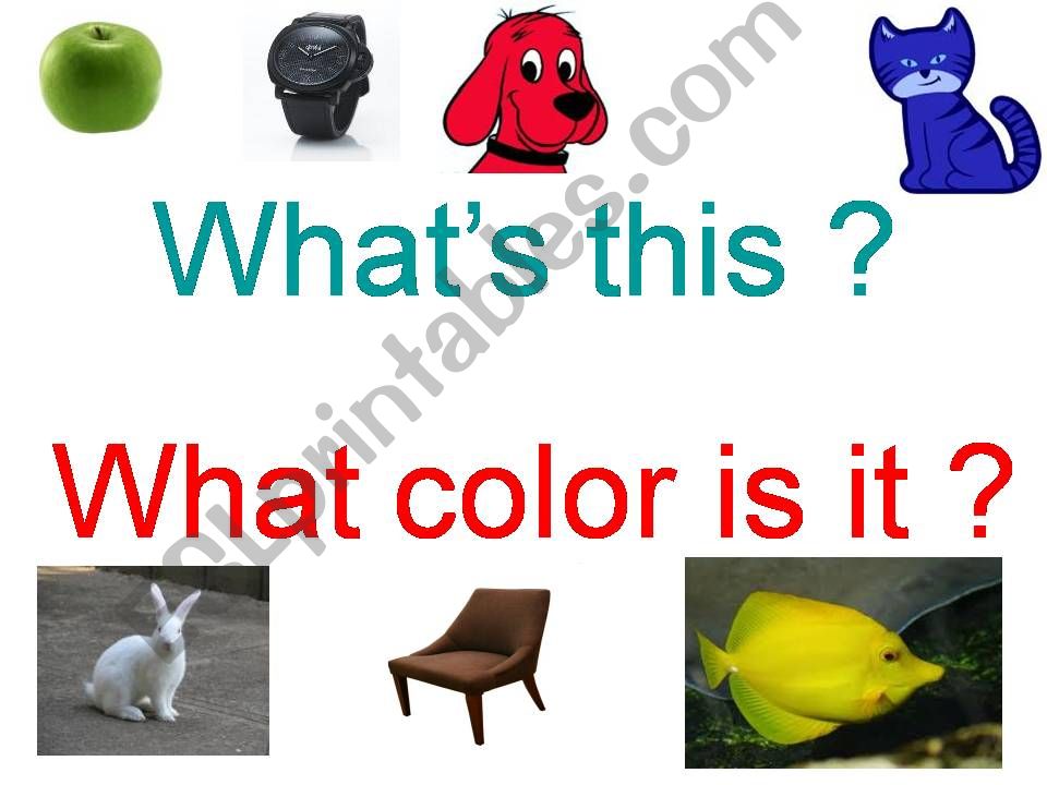 What Color Is It? powerpoint