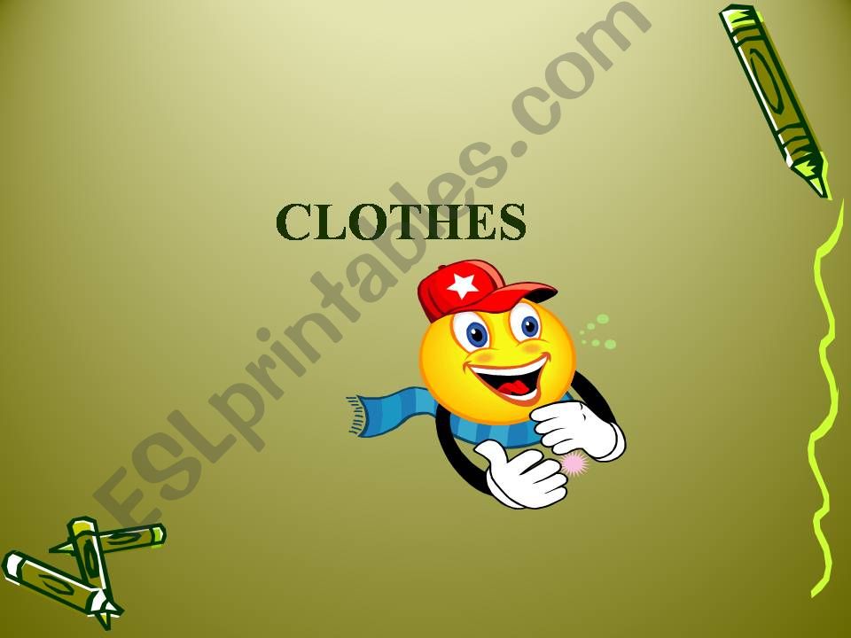 Clothes powerpoint