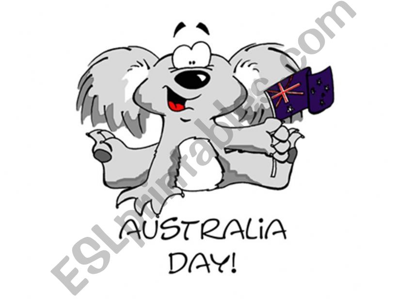 Australia Day (26 January) powerpoint