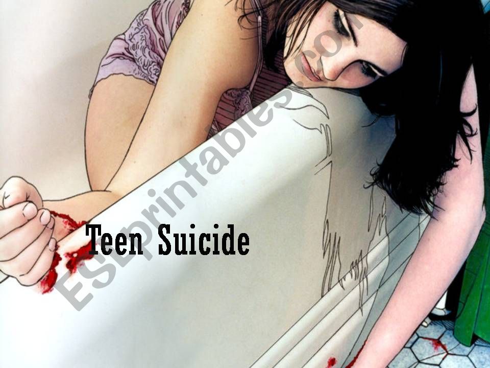 teens problems- suicide powerpoint