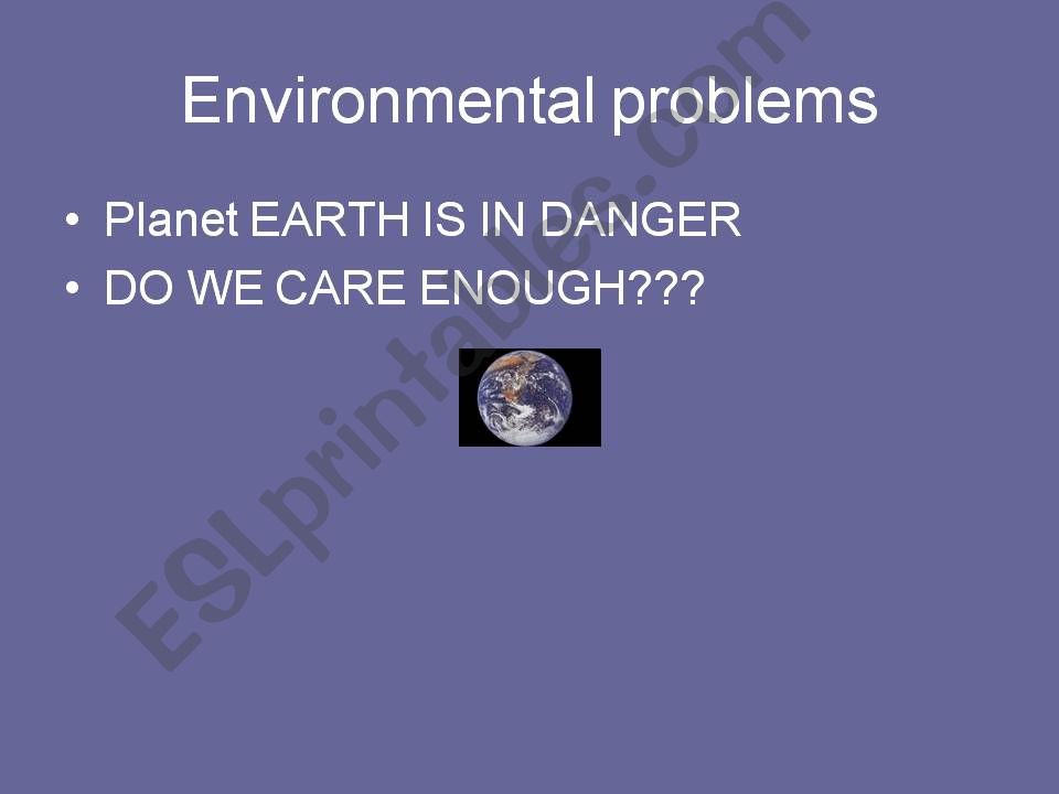our planet earth powerpoint