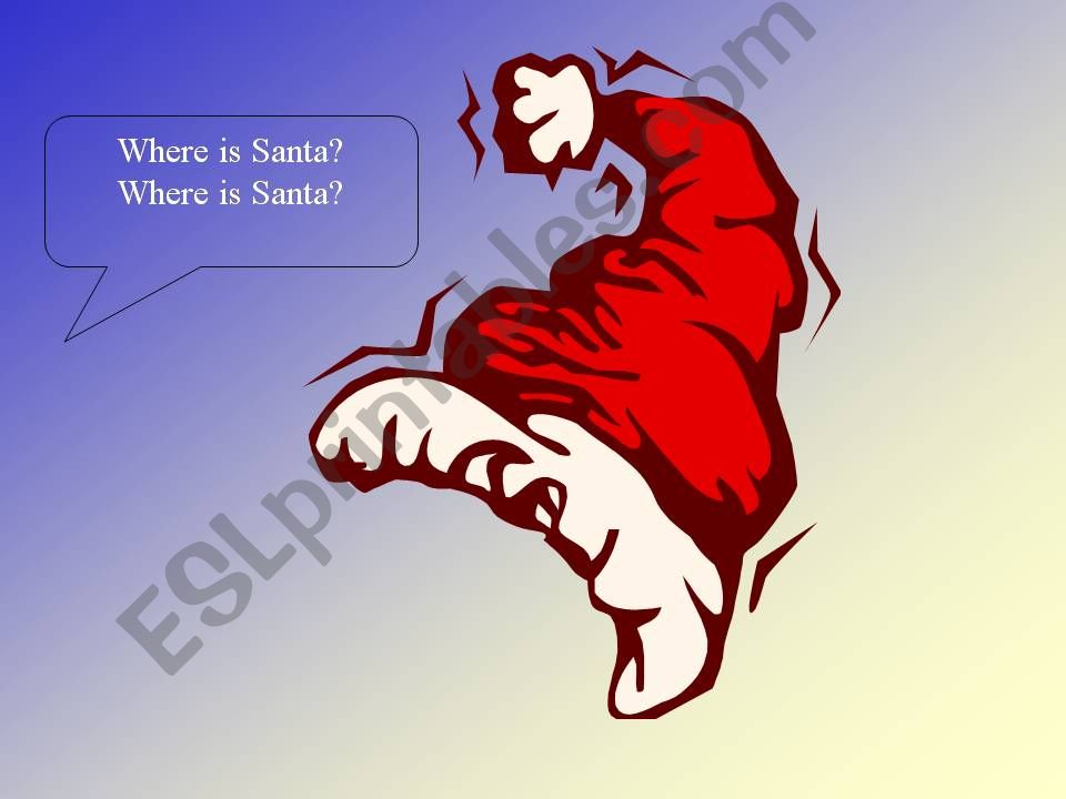 Where is Santa? powerpoint