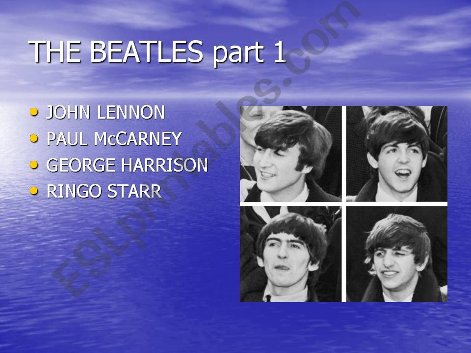 the beatles part 1 powerpoint
