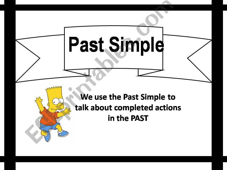 Past Simple - Rules powerpoint