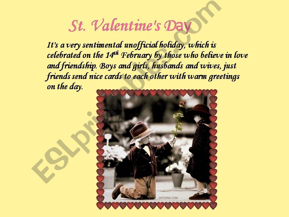 St. Valentines Day powerpoint