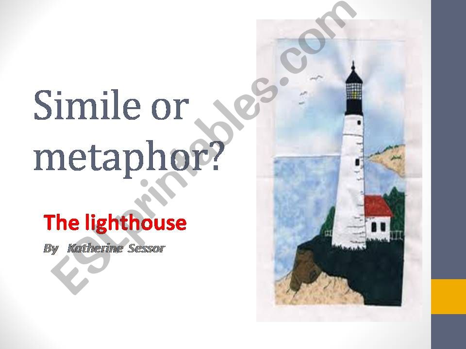 simile and metaphor  powerpoint