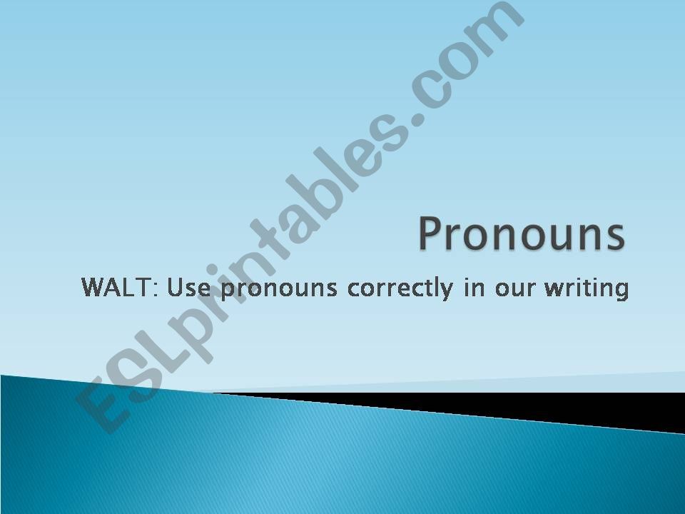 pronouns powerpoint