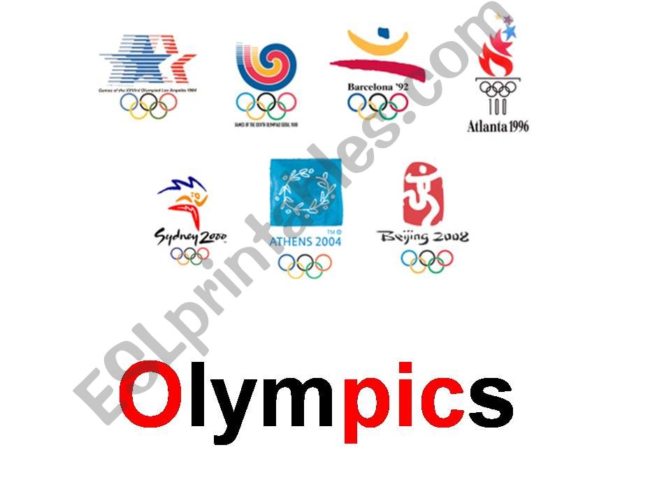 Olympics here I come powerpoint