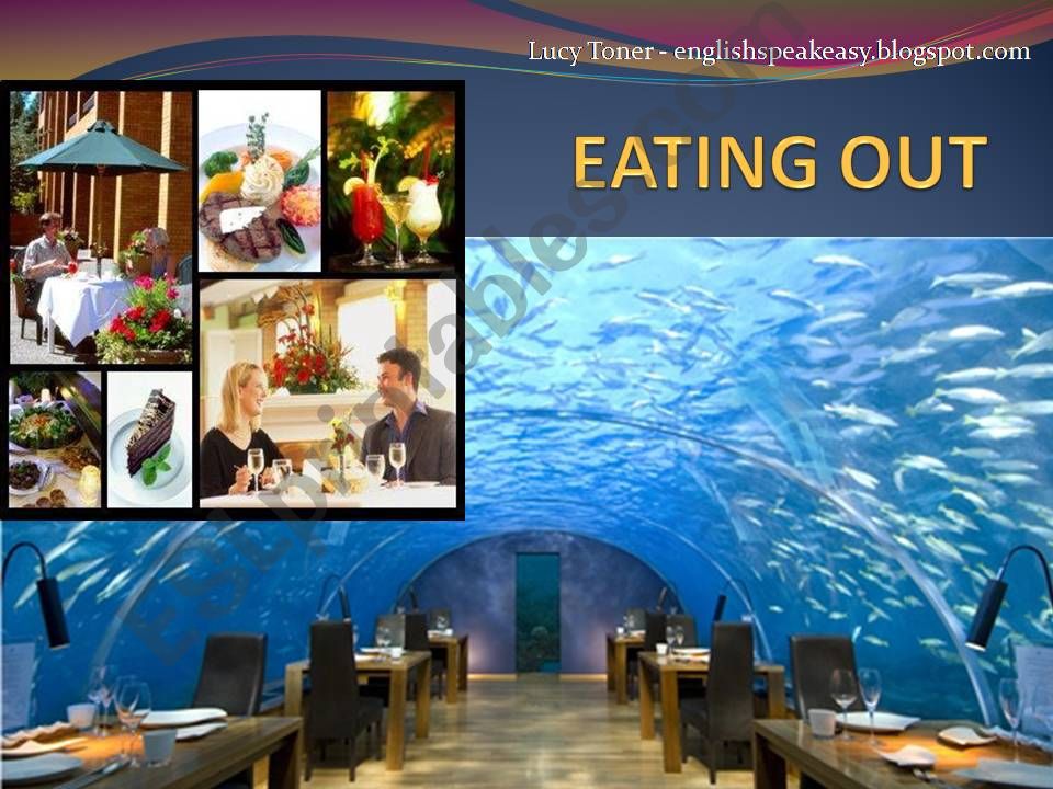 Eating Out - a restaurant role play