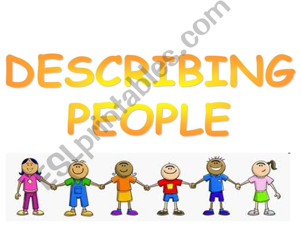 Describing people powerpoint