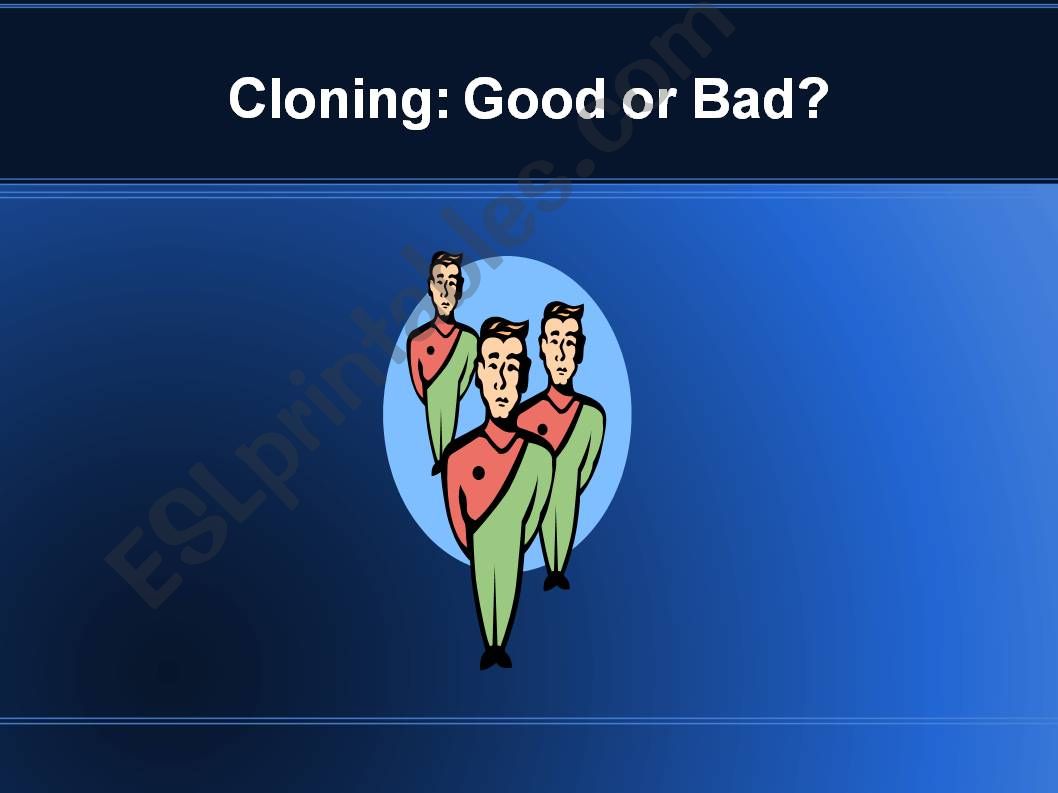 Cloning Presentation powerpoint