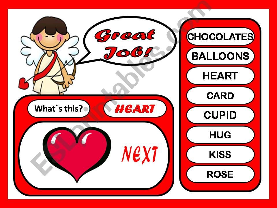 Valentines day game powerpoint