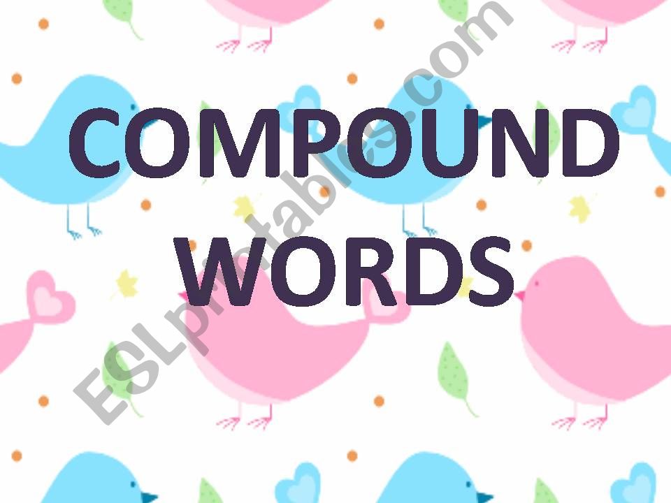 Compound Words powerpoint