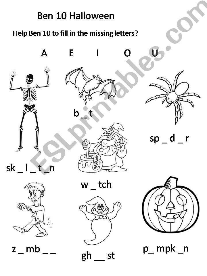 Ben 10 Halloween powerpoint