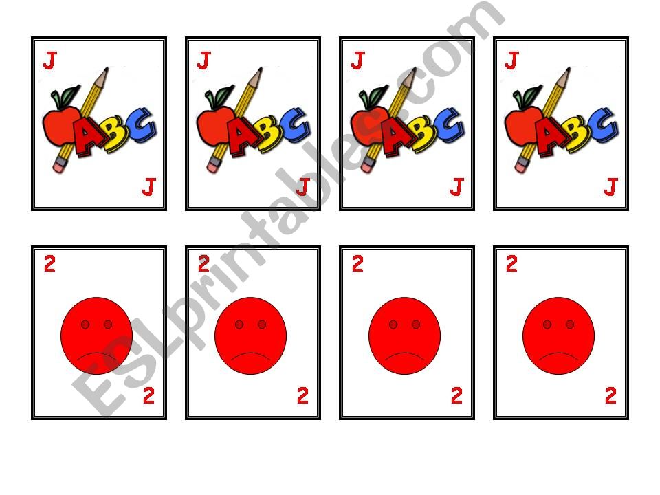 classroom playing card powerpoint