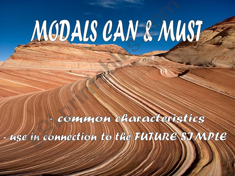 MODALS  powerpoint