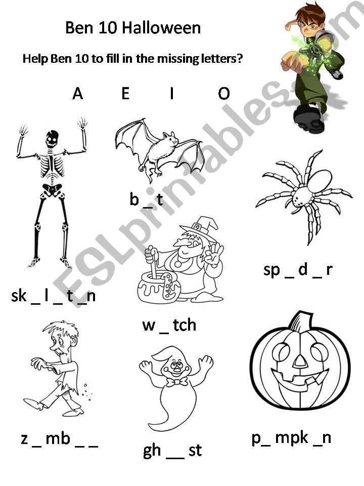 Ben 10 Halloween powerpoint