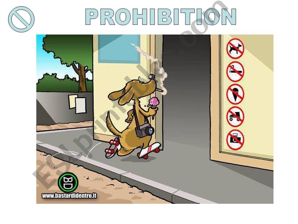 PROHIBITION powerpoint